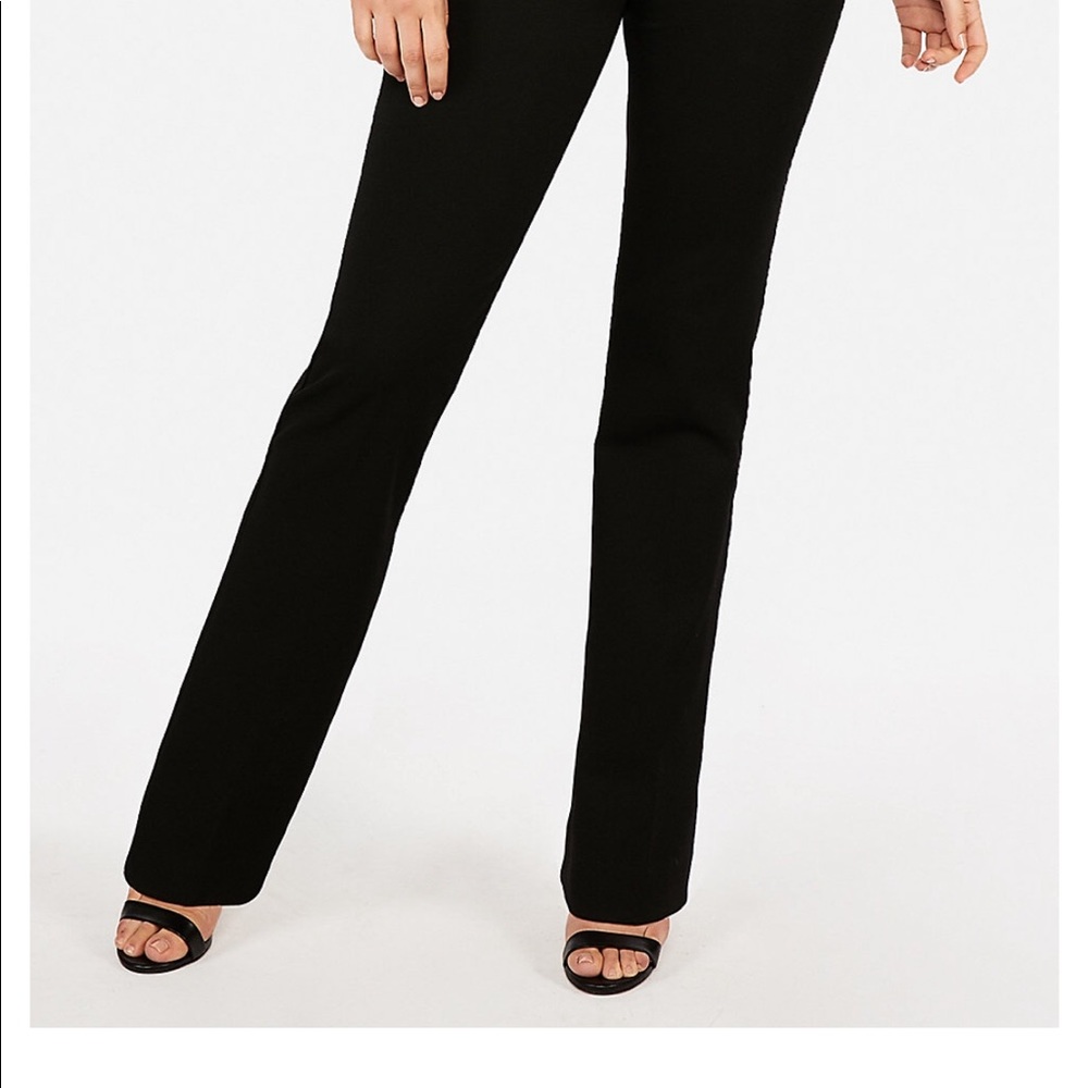 Low Rise Barely Boot Editor Pant Black Women's 6